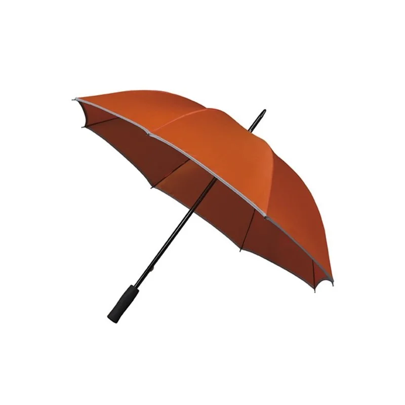 Petit parapluie de golf Falcone à passepoil réfléchissant - orange