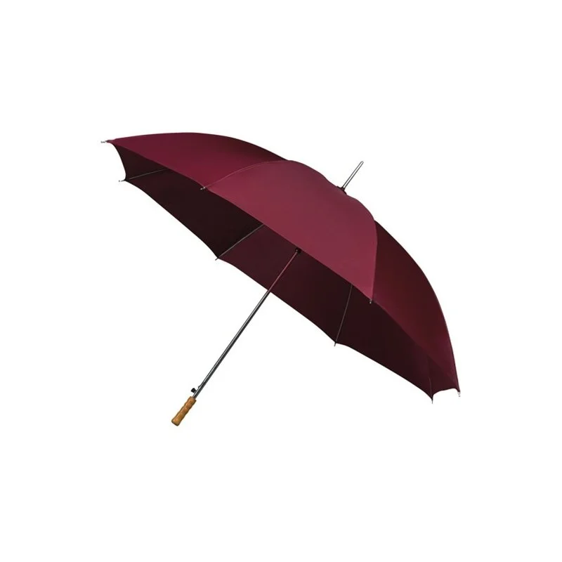 Parapluie de golf droit ouverture automatique - bordeau