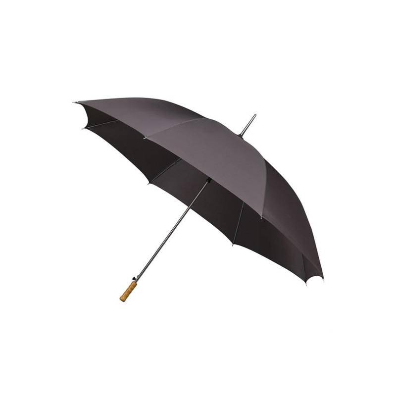 Parapluie de golf droit ouverture automatique - gris foncé