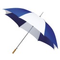 Parapluie de golf droit ouverture automatique - blanc et bleu marine