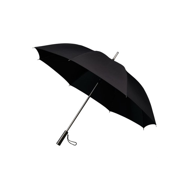 Parapluie de golf de luxe Falcone droit ouverture automatique - noir