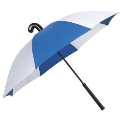 Parapluie de hockey Hockeyplu droit ouverture manuelle - blanc et bleu
