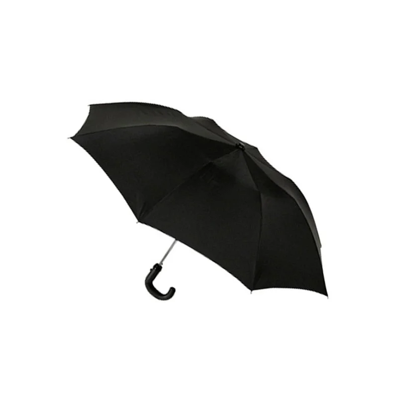 Parapluie pliant Falconetti recourbée ouverture automatique - noir