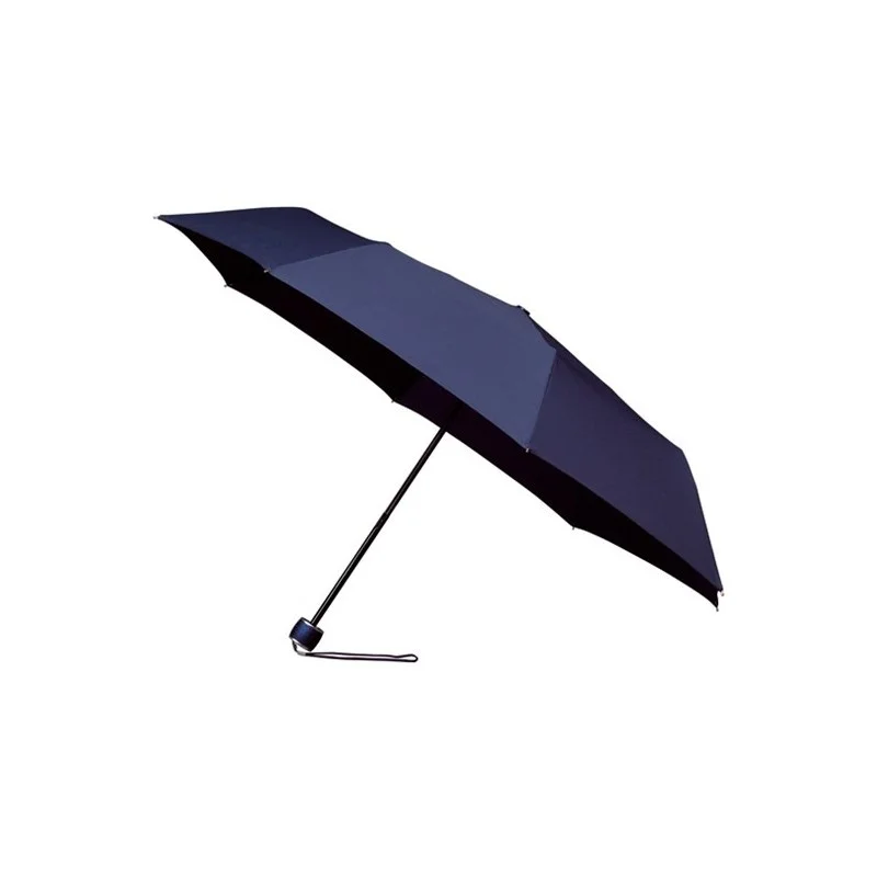 Parapluie pliant miniMAX droit ouverture manuelle - bleu foncé