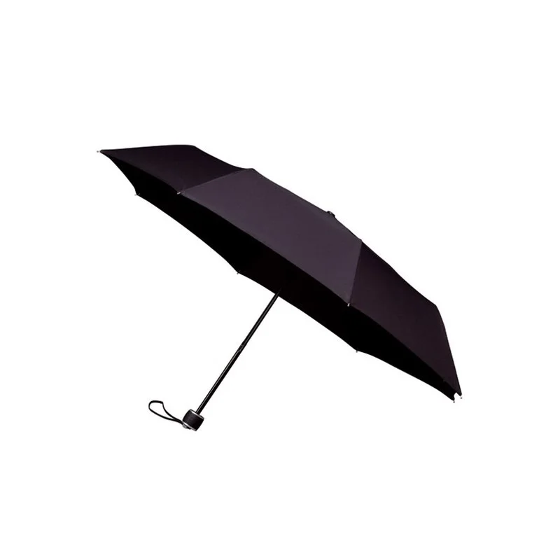 Parapluie pliant miniMAX droit ouverture manuelle - noir