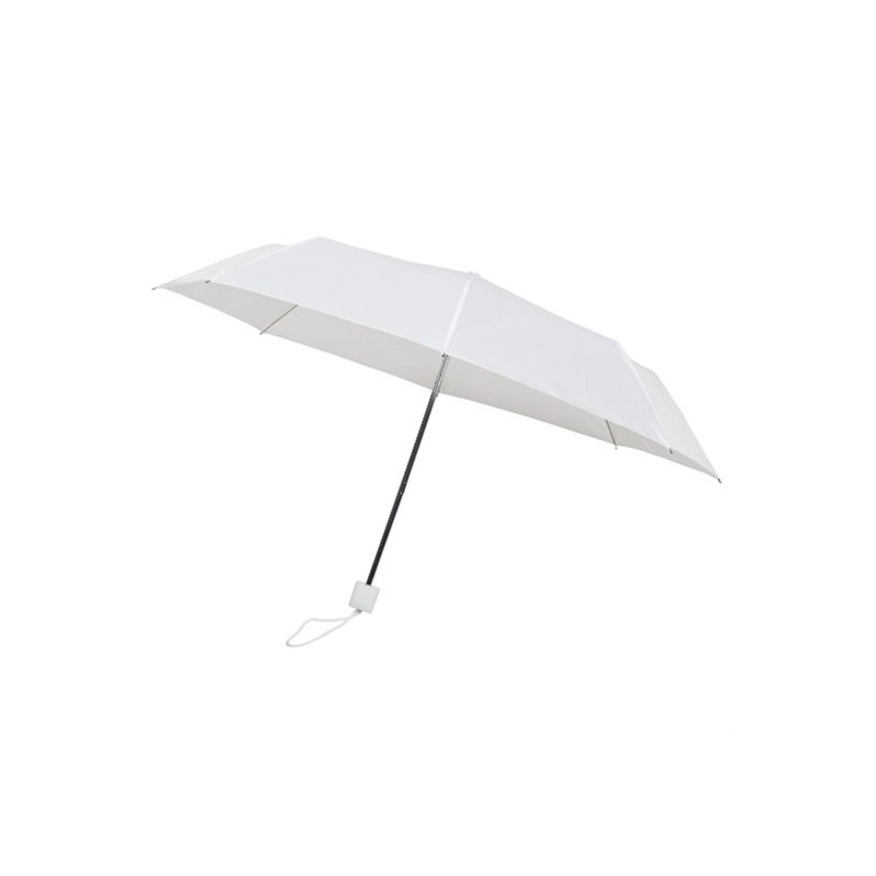 Parapluie pliant Falconetti droit ouverture manuelle - blanc