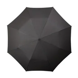 Parapluie pliant miniMAX manche noir droit ouverture automatique - gris