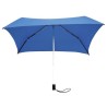 Parapluie pliant carré All Square droit ouverture manuelle - bleu
