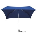 Parapluie pliant carré All Square droit ouverture manuelle - bleu foncé