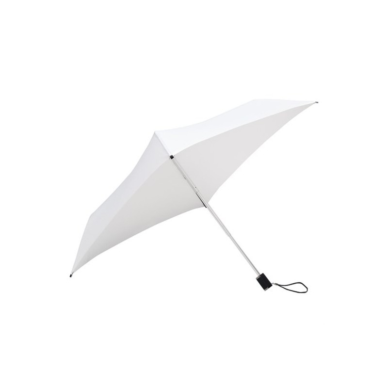 Parapluie pliant carré All Square droit ouverture manuelle - blanc