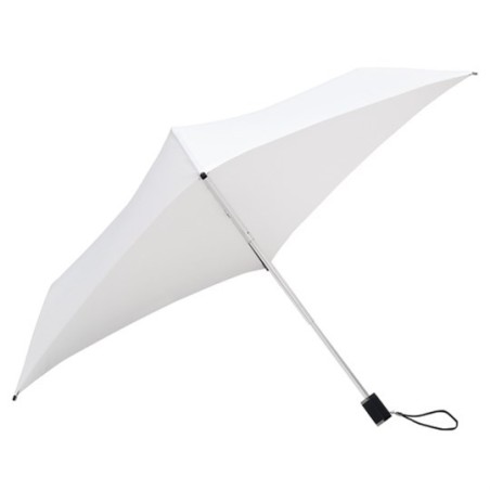 Parapluie pliant carré All Square droit ouverture manuelle - blanc