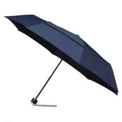 Parapluie pliant miniMAX ECO droit ouverture manuelle - bleu foncé