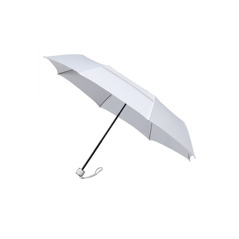 Parapluie pliant miniMAX ECO droit ouverture manuelle - blanc