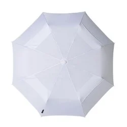 Parapluie pliant miniMAX ECO droit ouverture manuelle - blanc
