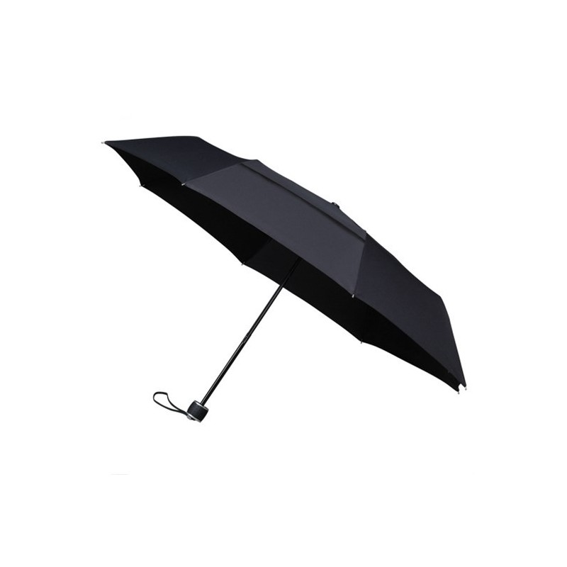 Parapluie pliant miniMAX ECO droit ouverture manuelle - noir