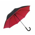 Parapluie double toile - rouge