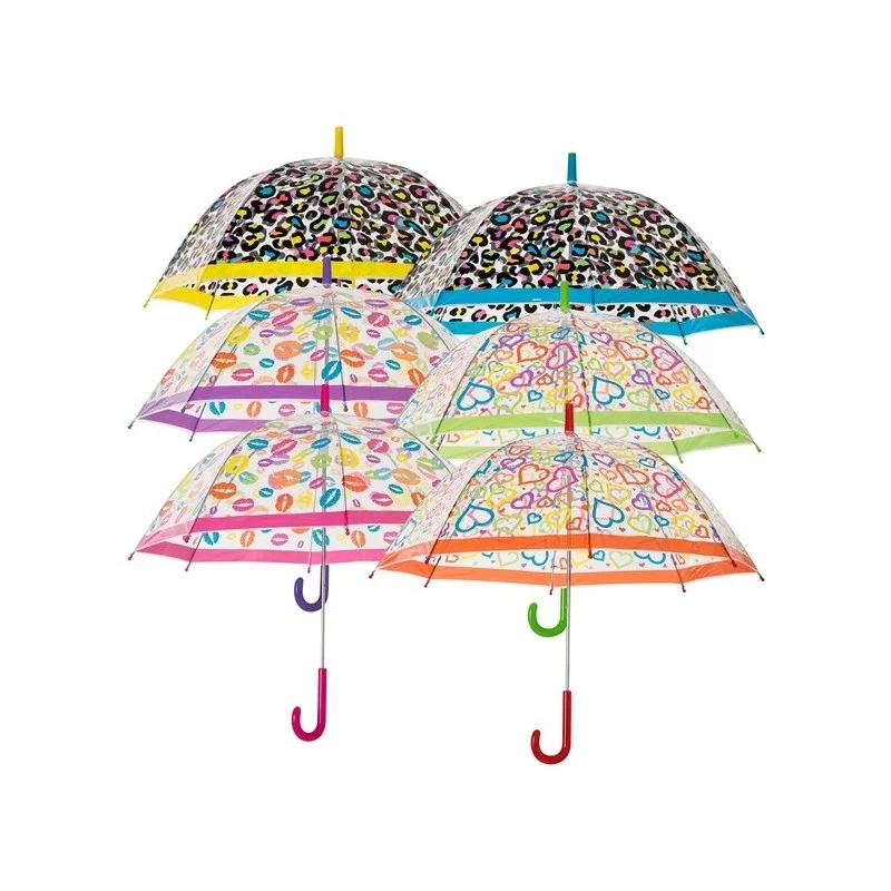 Parapluie enfant transparent