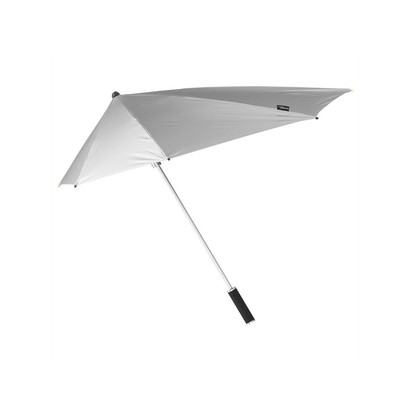 Parapluie tempête aérodynamique gris intérieur noir