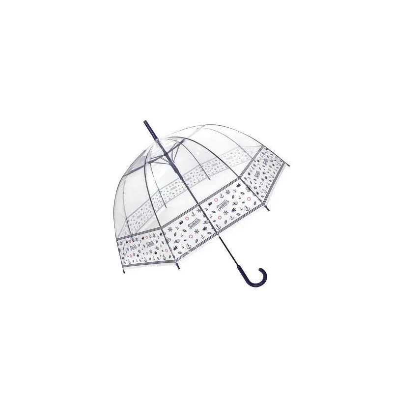 Parapluie transparent marin