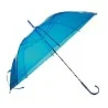 Parapluie bleu transparent