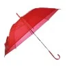 Parapluie rouge transparent