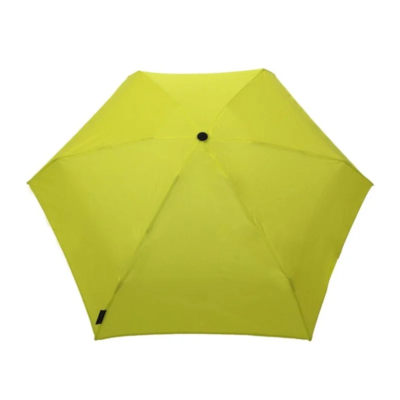 Mini parapluie de poche pliant - jaune
