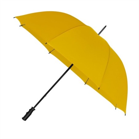 Parapluie de golf jaune - manuel et résistant au vent