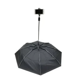 Parapluie pliant noir Selfie