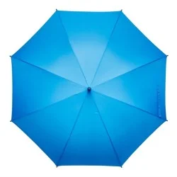 Parapluie Falconetti bleu clair automatique poignée canne