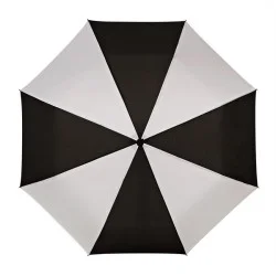 Parapluie pliant bleu foncé et blanc
