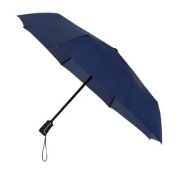 Parapluie pliant bleu automatique