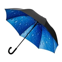Parapluie de golf Falcone double couverture motif pluie