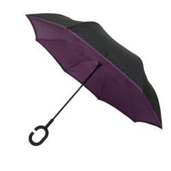 Parapluie inversé Vipluie violet et noir