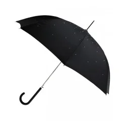 Grand parapluie féminin noir strass