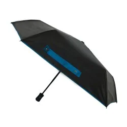Parapluie pliant résistant au vent ouverture/fermeture automatique anti UV - bleu noir
