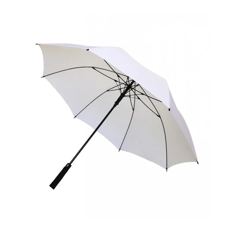Parapluie de golf blanc automatique résistant au vent