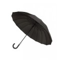 Parapluie gentleman automatique résistant au vent - noir