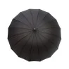 Parapluie gentleman automatique résistant au vent - noir