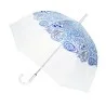 Parapluie transparent "Smart Bulle" poignée cristallisée