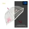 Parapluie enfant transparent papillon