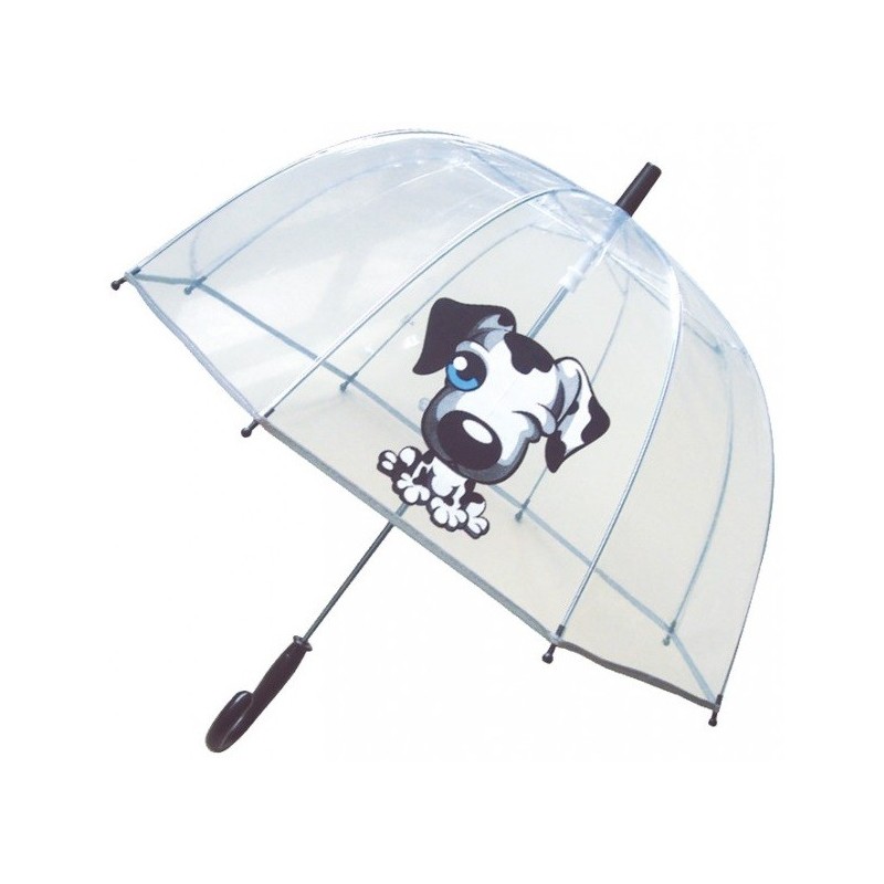Parapluie enfant transparent chien