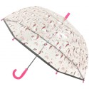 Parapluie enfant transparent manuel résistant au vent motif licorne