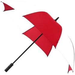 Parapluie de golf Falcone automatique résistant au vent bicolore