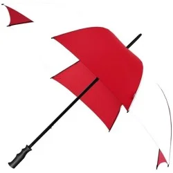 Parapluie de golf manuel bicolore résistant au vent