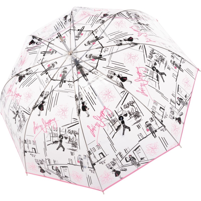 Parapluie transparent automatique résistant Doppler St Tropez