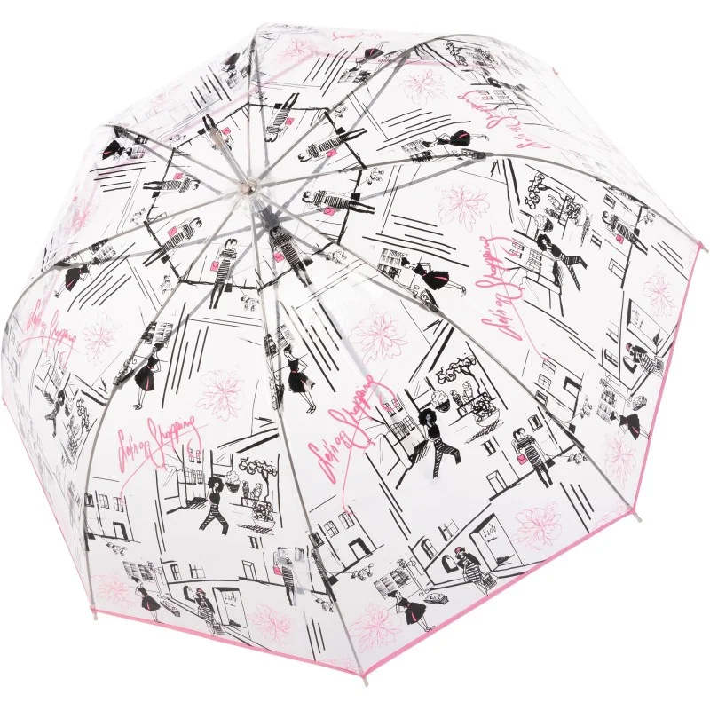 Parapluie transparent automatique résistant Doppler St Tropez