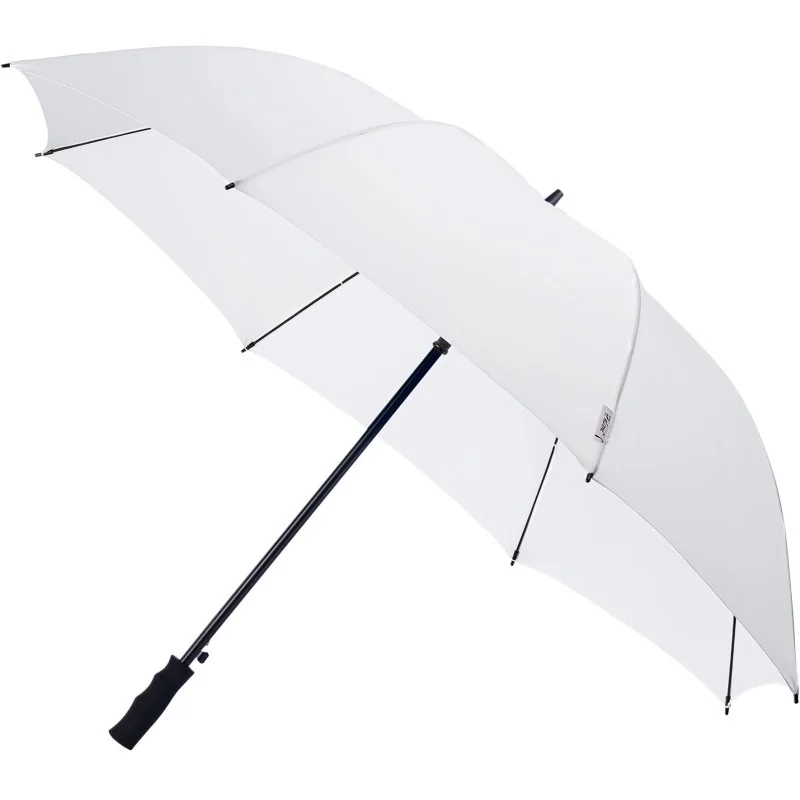 Parapluie de golf blanc Falcone résistant au vent - ouverture automatique