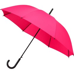 Parapluie femme Falconetti - résistant au vent - poignée canne - rose