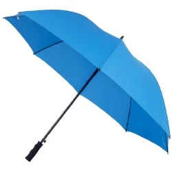 Parapluie de golf bleu résistant au vent - ouverture automatique - poignée droite