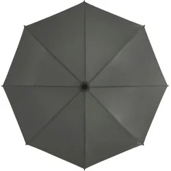 Parapluie pliant Falconetti poignée droite - manuel - gris